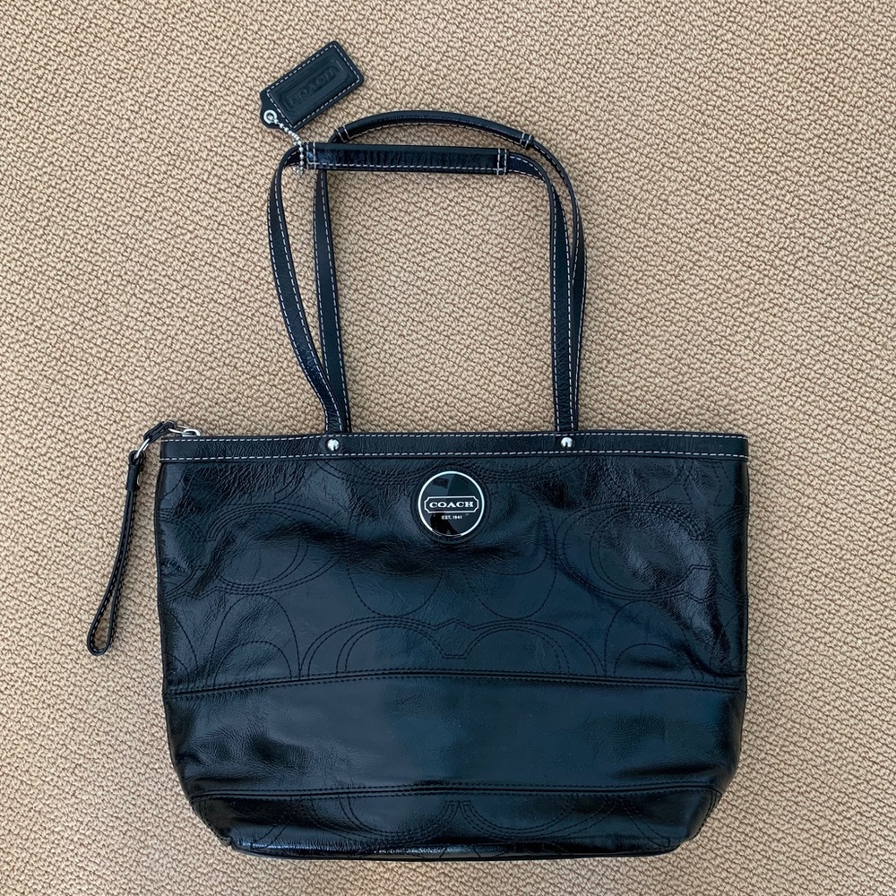 Coach Black Shoulder Purse